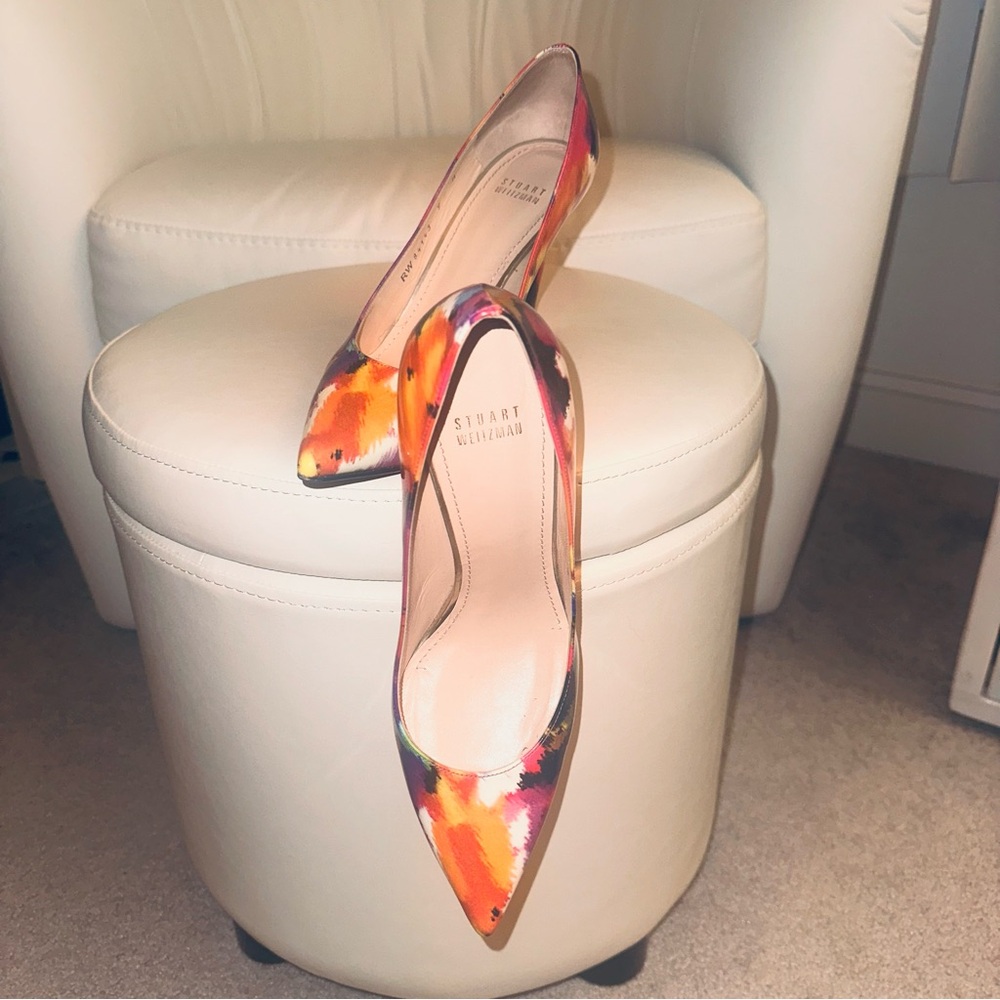 Stuart Weitzman Multicolor Pointed Toe Heels - image 2